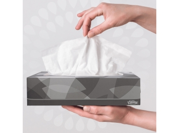 Kleenex cosmetica zakje wit 22x19cm 2100st.
